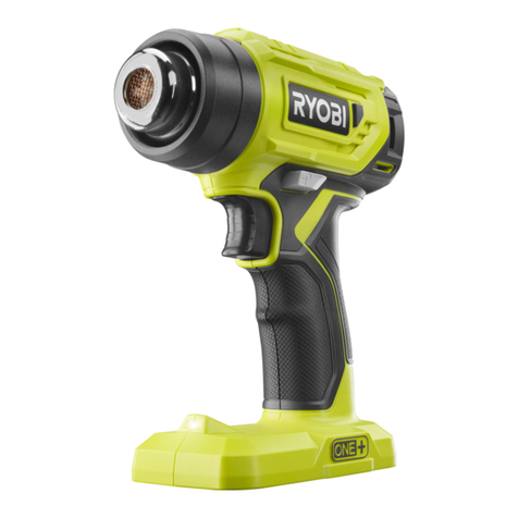 Ryobi R18HG-0 User manual