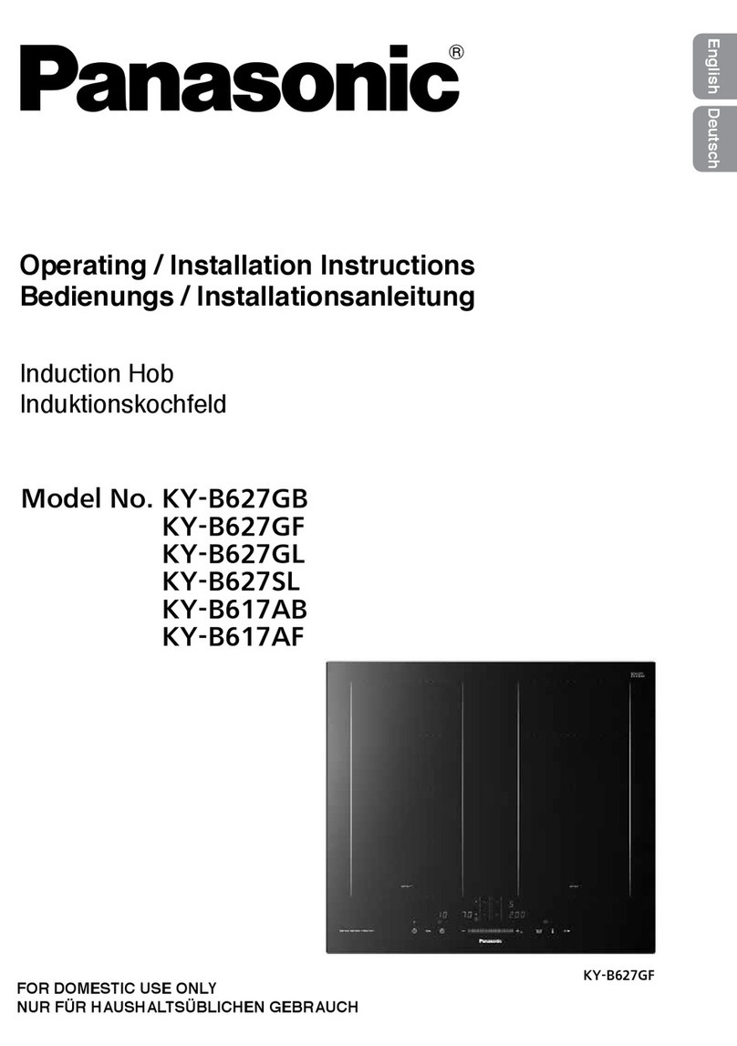 Panasonic KY-B627GB Operating & installation instructions