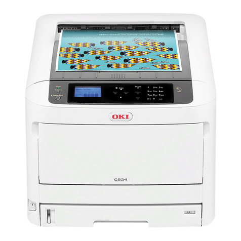 Oki C834 User manual
