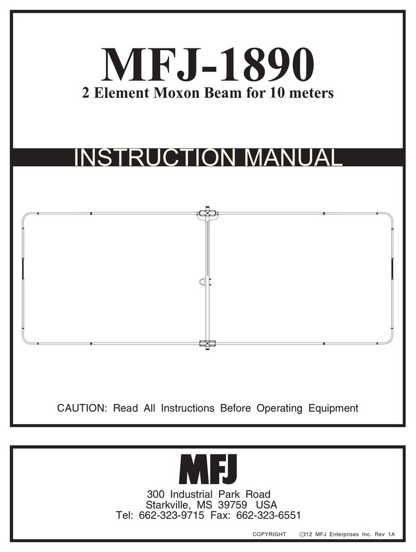 MFJ MFJ-1890 instruction manual