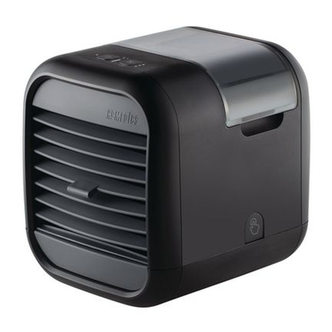 HoMedics MYCHILL PERSONAL SPASE COOLER PLUS Instruction manual and  warranty information