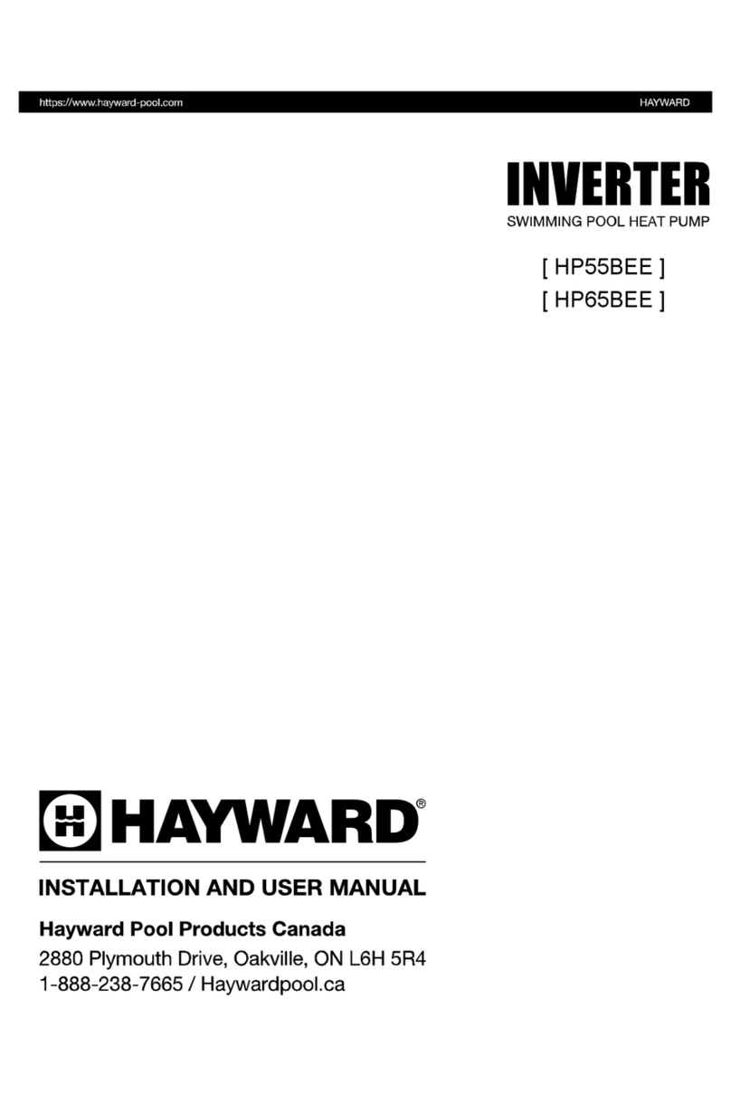 Hayward HP55BEE User manual