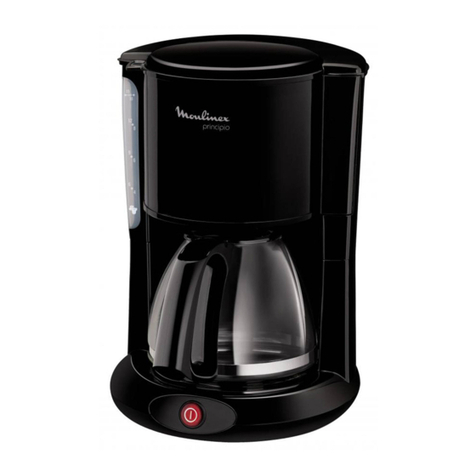 Moulinex PRINCIPIO FG260 manual
