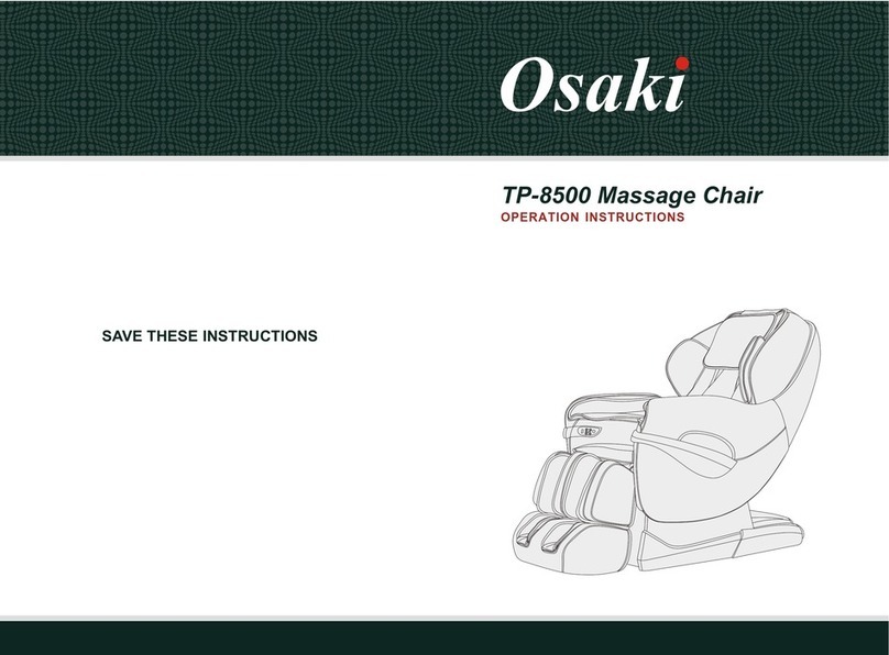 Osaki TP-8500 User manual