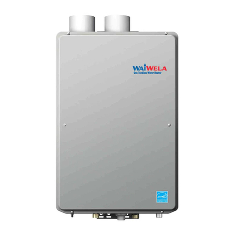 Waiwela Rheem EcoSense RTGH-95DVN use and care manual