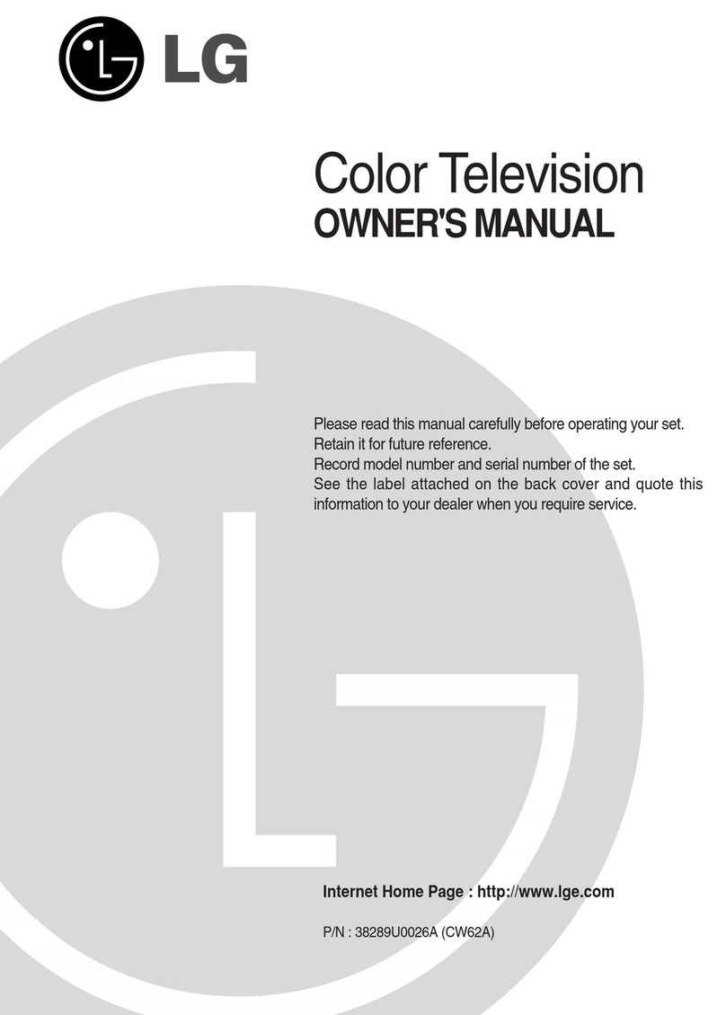 LG 29FC1BL User manual