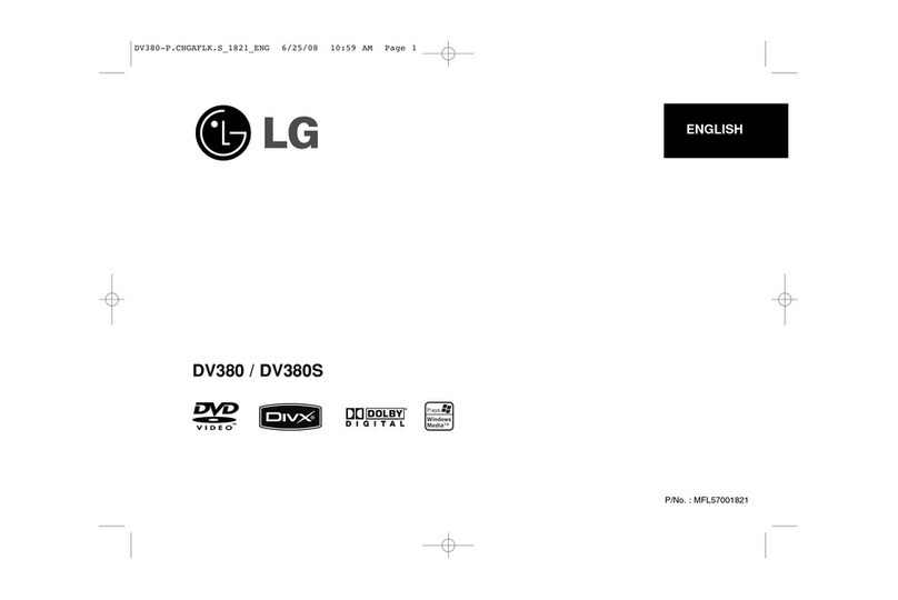 LG DV380S quick start guide