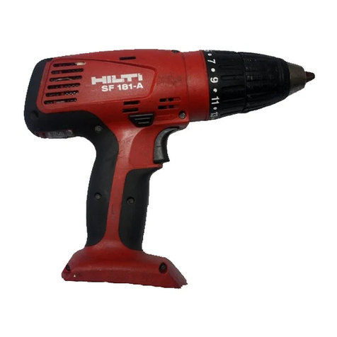 Hilti SF 181-A User manual
