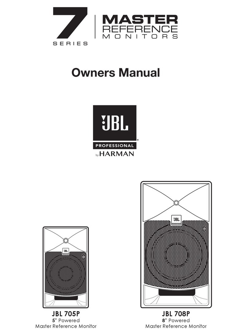Harman JBL 7 Series User manual