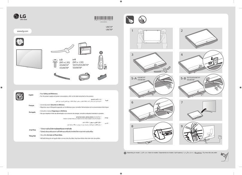 LG UM78 Series User manual