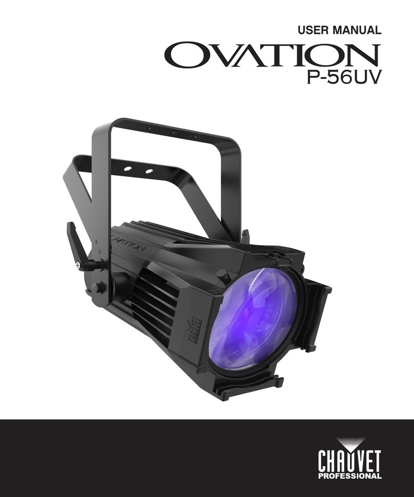 Chauvet Ovation P-56UV user manual