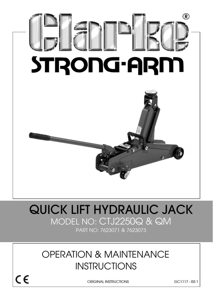 Clarke Strong-Arm CTJ2250Q Instruction Manual