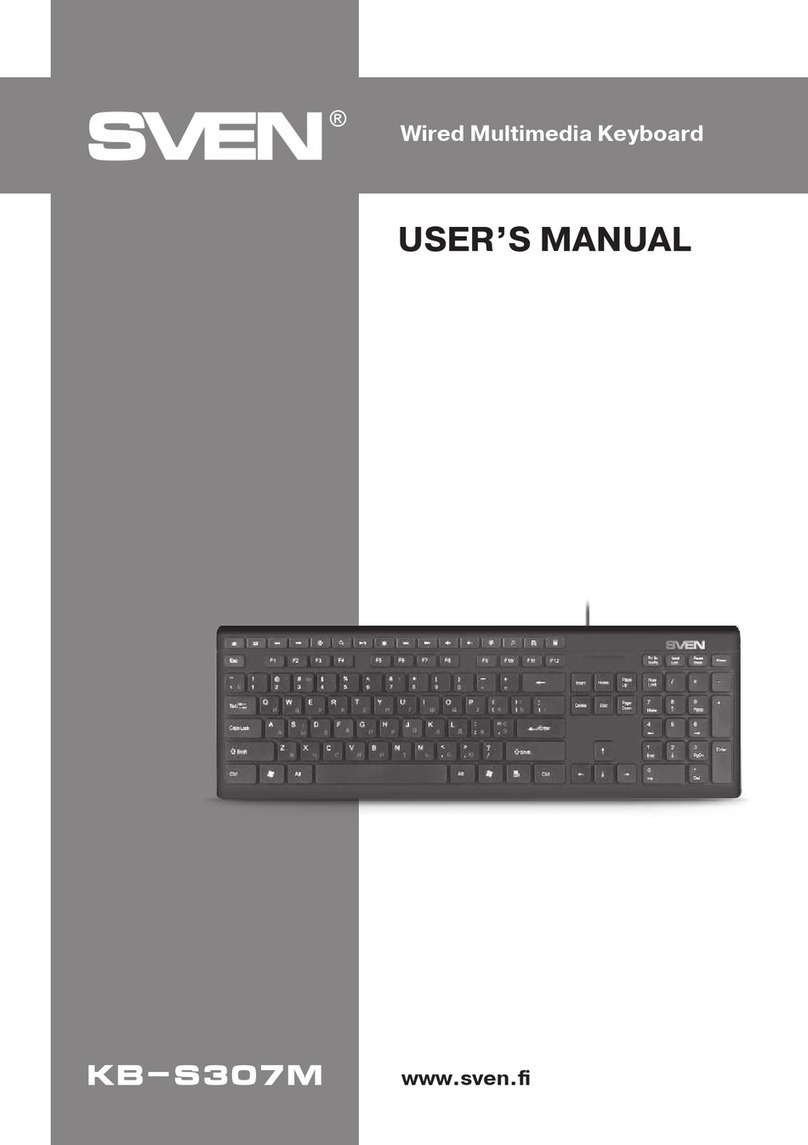 Sven KB-S307M user manual