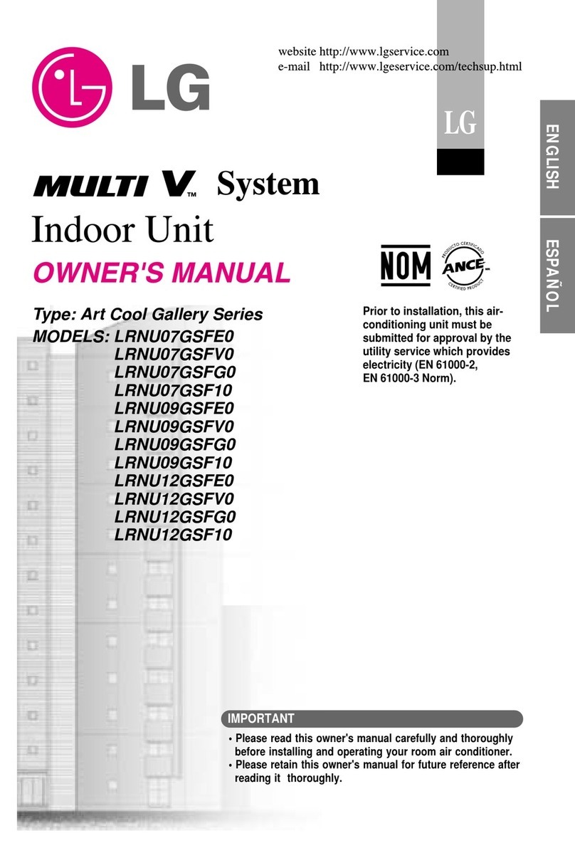 LG multi V LRNU07GSFE0 User manual LG multi V LRNU07GSFE0 User manual