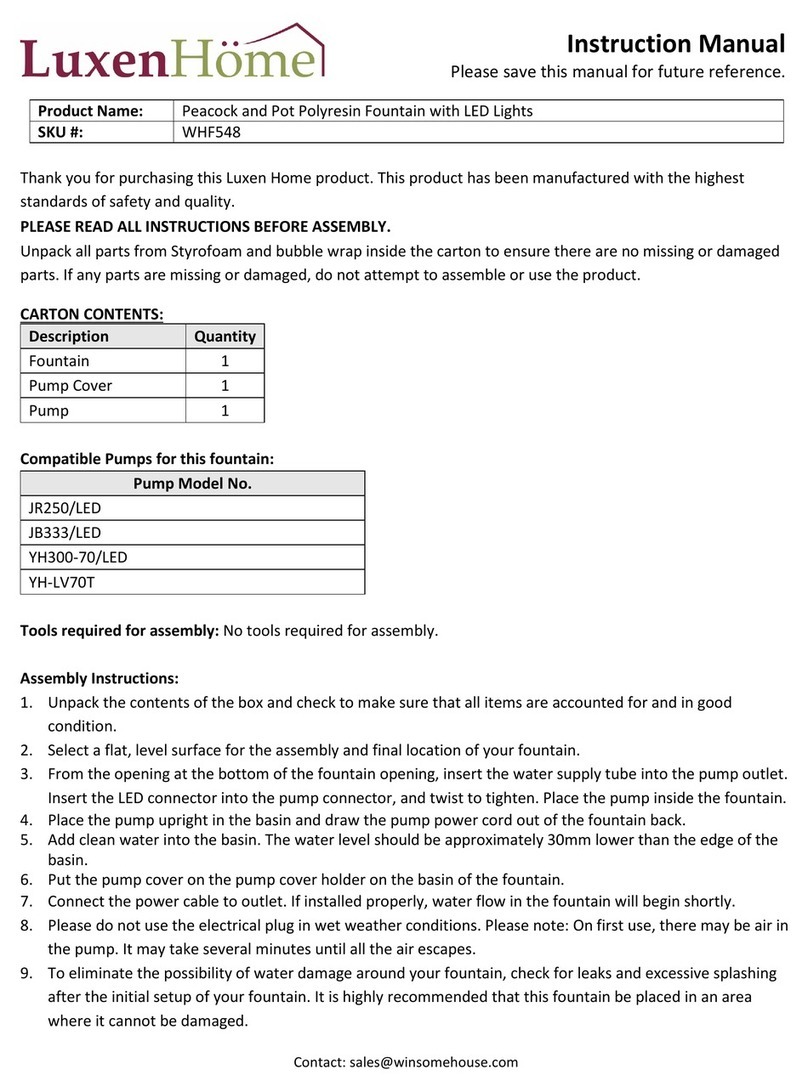 LuxenHome WHF548 User manual LuxenHome WHF548 User manual