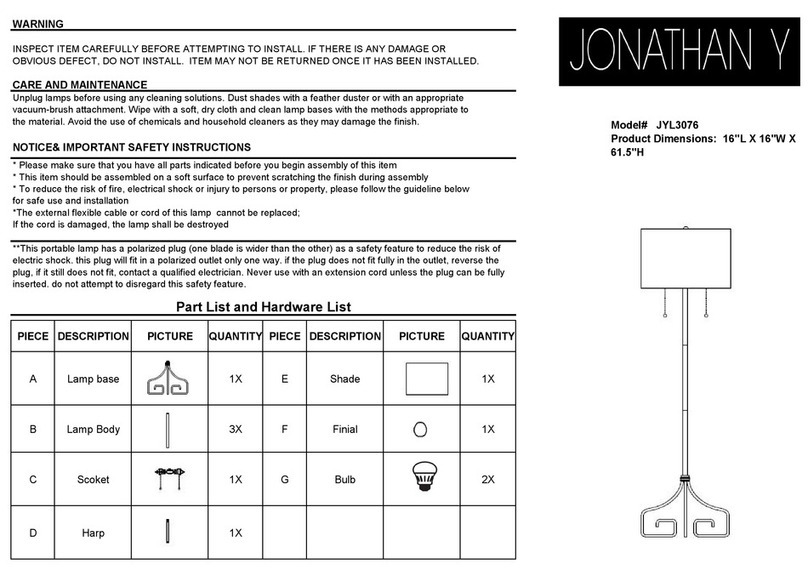 JONATHAN Y Newman JYL3076 User manual JONATHAN Y Newman JYL3076 User manual