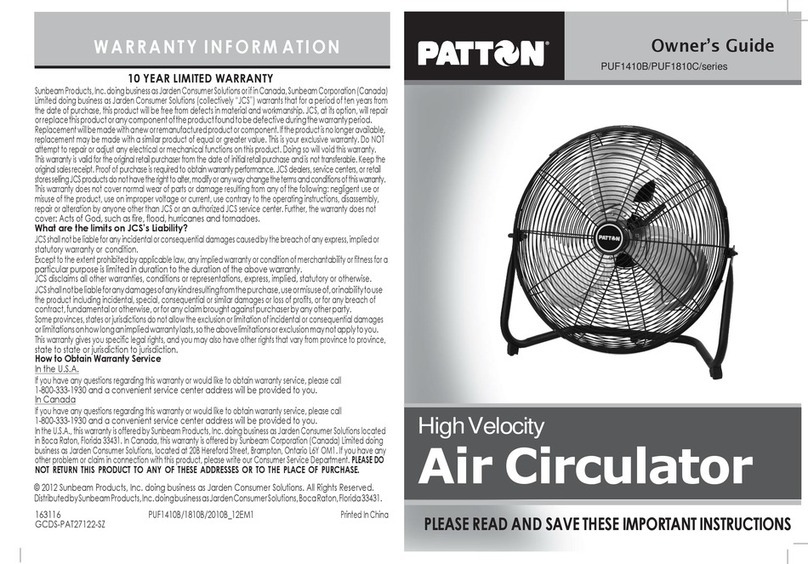 Patton PUF1410B Series owner's guide