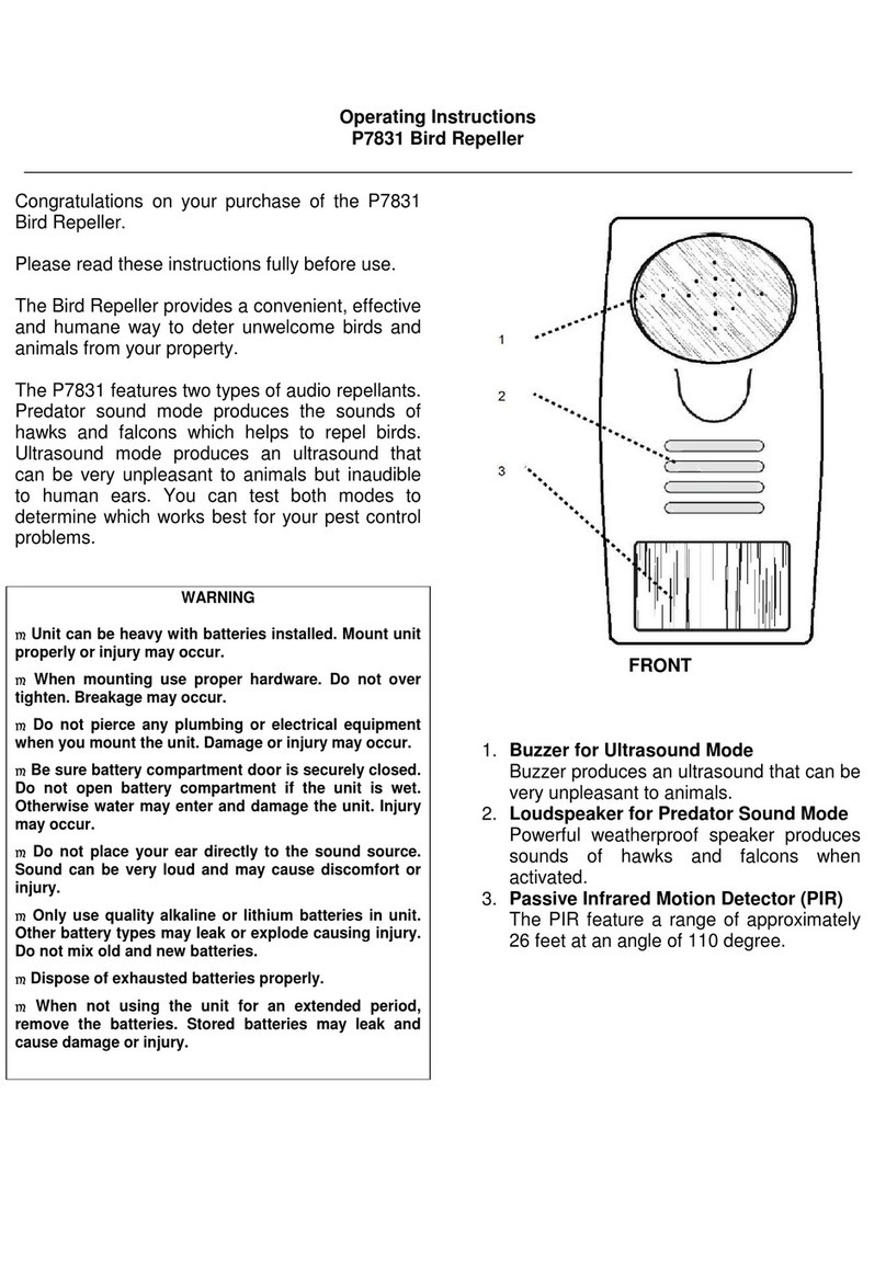 P3 International P7831 operating instructions