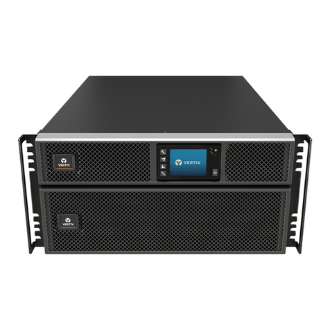 Vertiv Liebert GXT5-750IRT2UXL Installation and maintenance instructions
