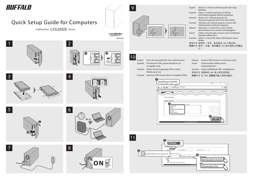 Buffalo LS520DE User manual