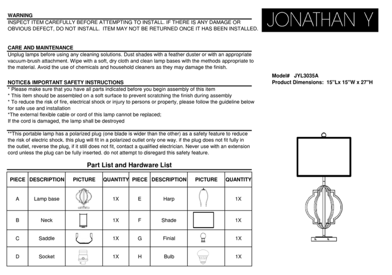 JONATHAN Y JYL3035A User manual