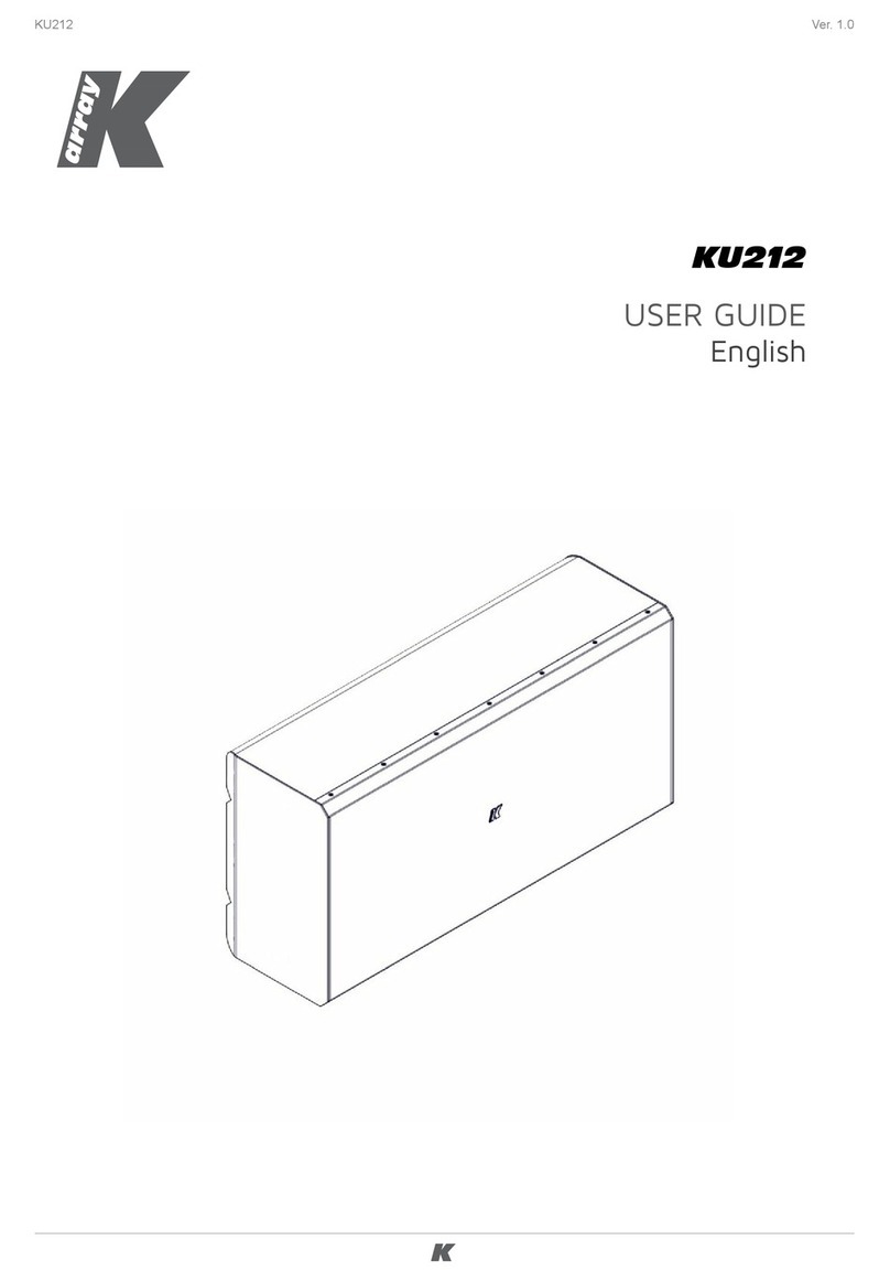 K-array Rumble-KU212 User manual