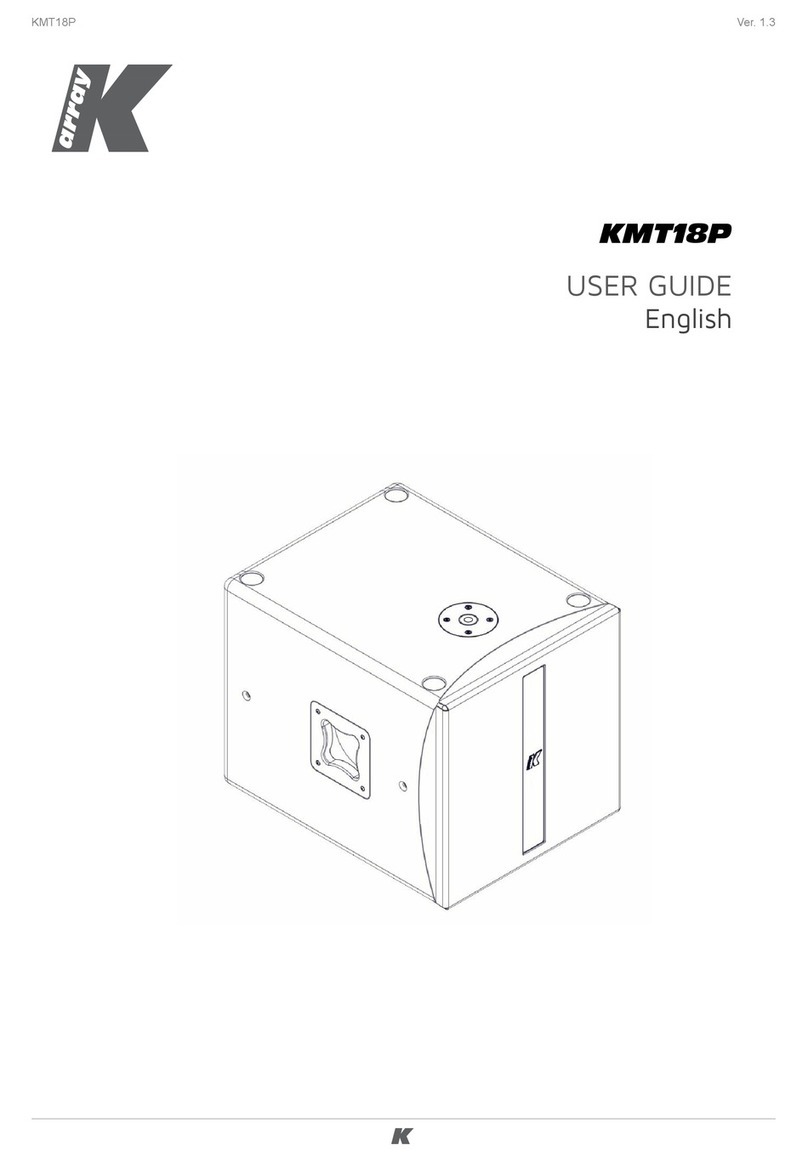 K-array Thunder-KMT18P User manual
