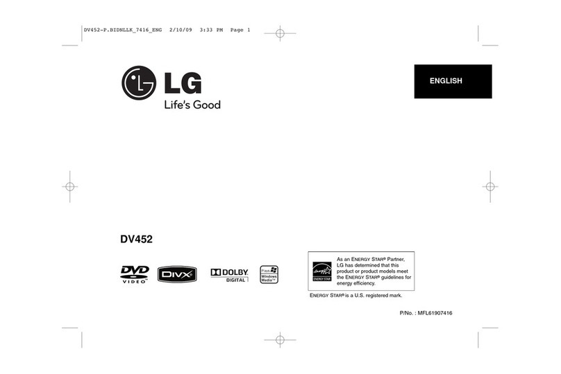 LG DV452-P User manual