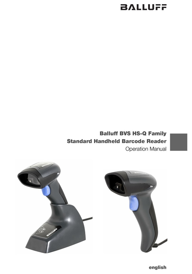 Balluff BVS HS-Q Series User manual