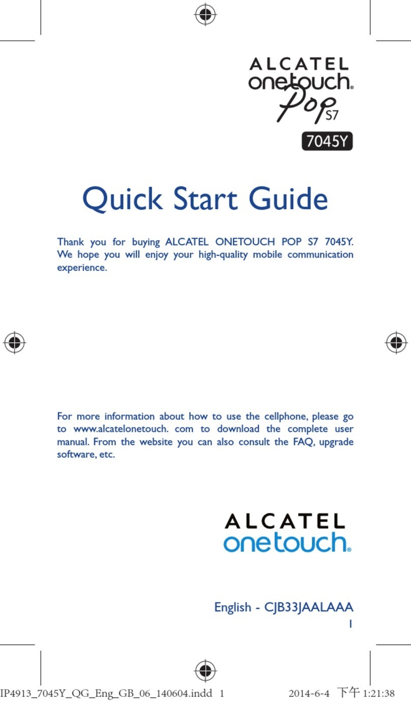 Alcatel ONETOUCH POP S7 User manual