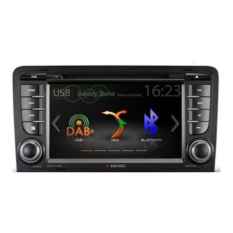 ZENEC Z-E3150 installation manual