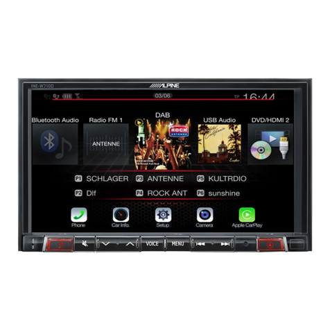 Alpine INE-W710D Series User manual