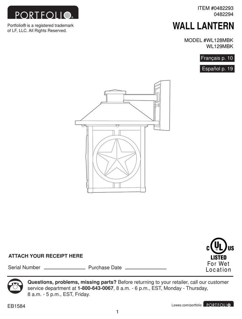 Portfolio WL128MBK manual