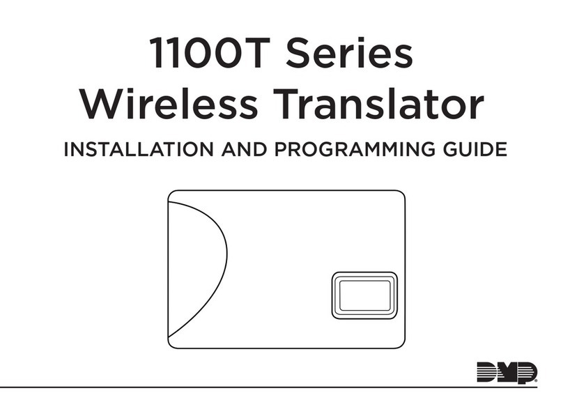 DMP Electronics 1100TF Installation and programming guide DMP Electronics 1100TF Installation and programming guide
