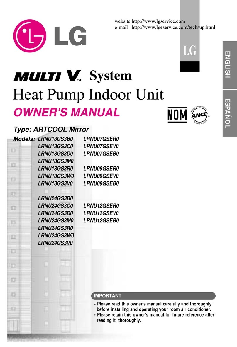 LG MULTI V LRNU18GS3B0 User manual