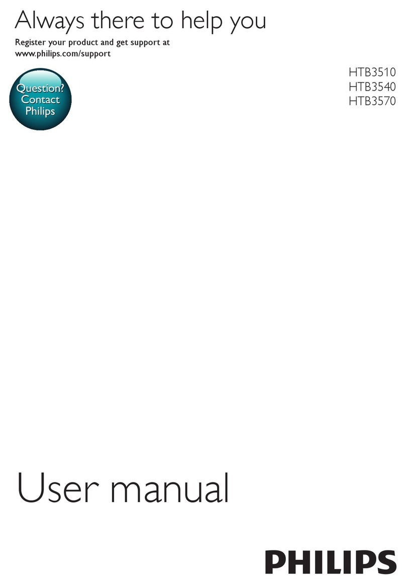 Philips HTB3570/78 User manual Philips HTB3570/78 User manual