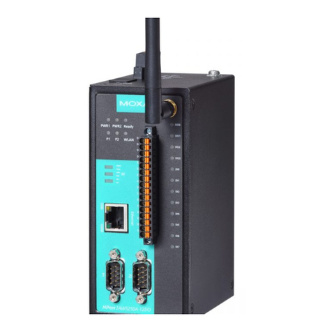 Moxa Technologies NPort IAW5000A-I/O Series User manual Moxa Technologies NPort IAW5000A-I/O Series User manual