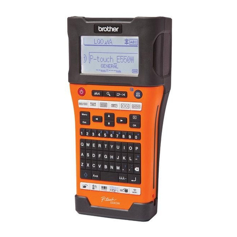 Brother P-Touch PT-E550WVP User manual
