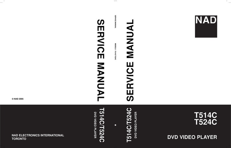 NAD T514C Service manual