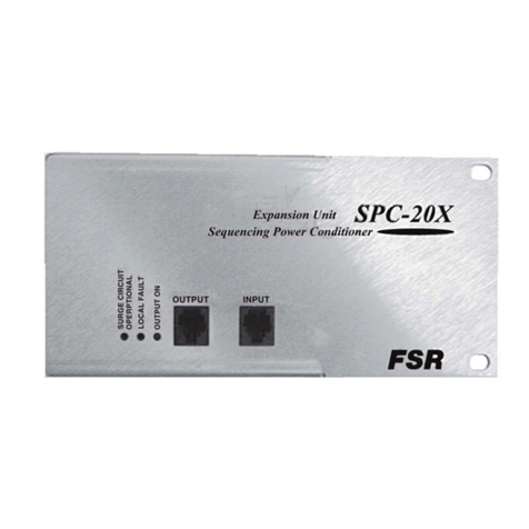 FSR SPC-20X owner's manual