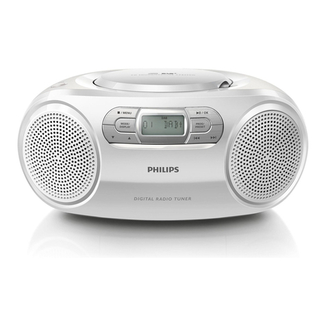 Philips AZB500W User manual