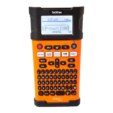 Brother P-Touch PTE300VP user guide