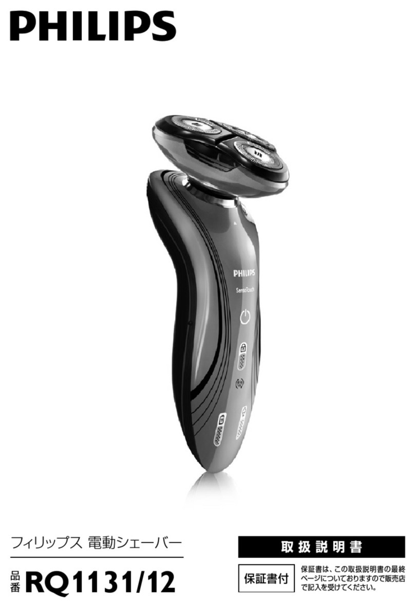 Philips RQ1131/12 User manual Philips RQ1131/12 User manual