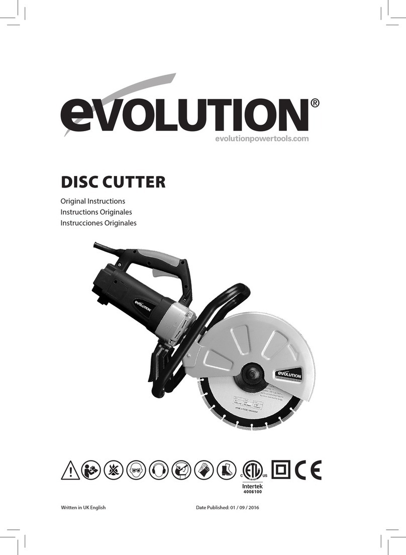 Evolution DISCCUT1 Original instructions