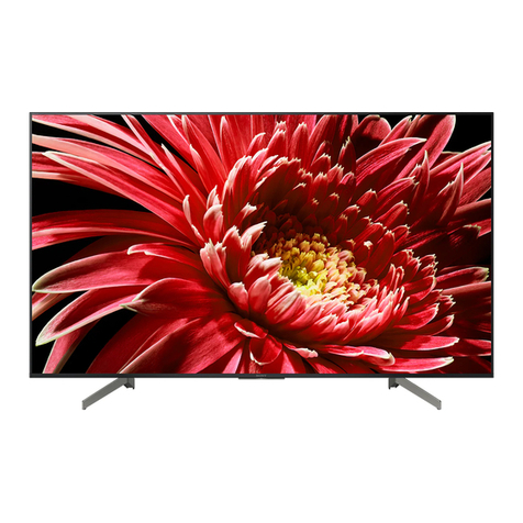 Sony KD-85XG85 Series reference guide