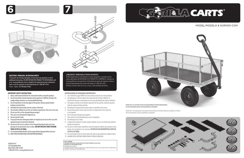 Gorilla Carts GOR1001-COM Assembly instructions