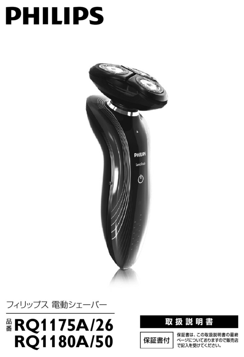 Philips RQ1175A/26 manual