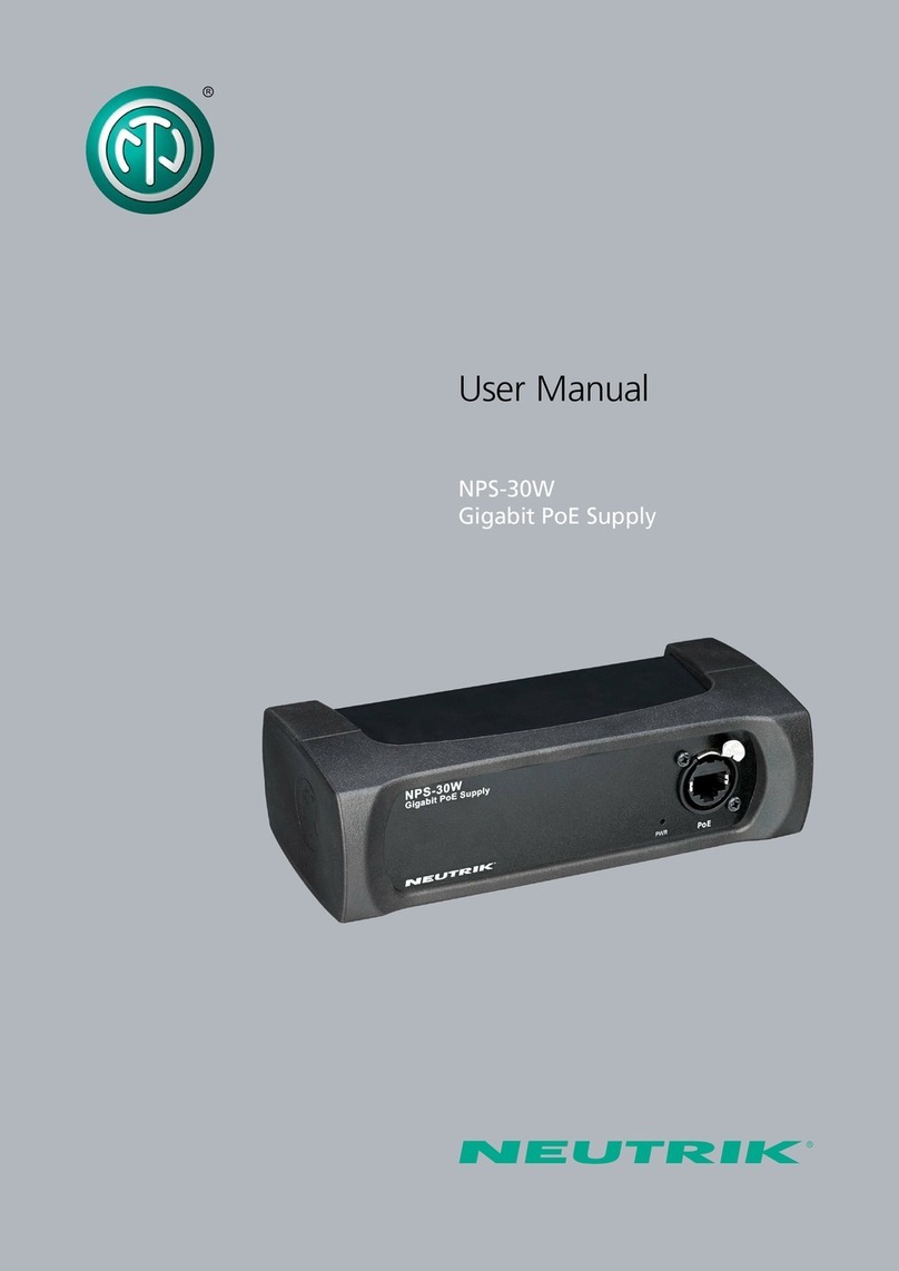 NEUTRIK NPS-30W-F user manual