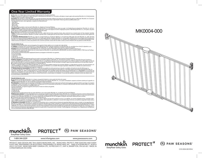 Munchkin MK0004-000 quick start guide Munchkin MK0004-000 quick start guide