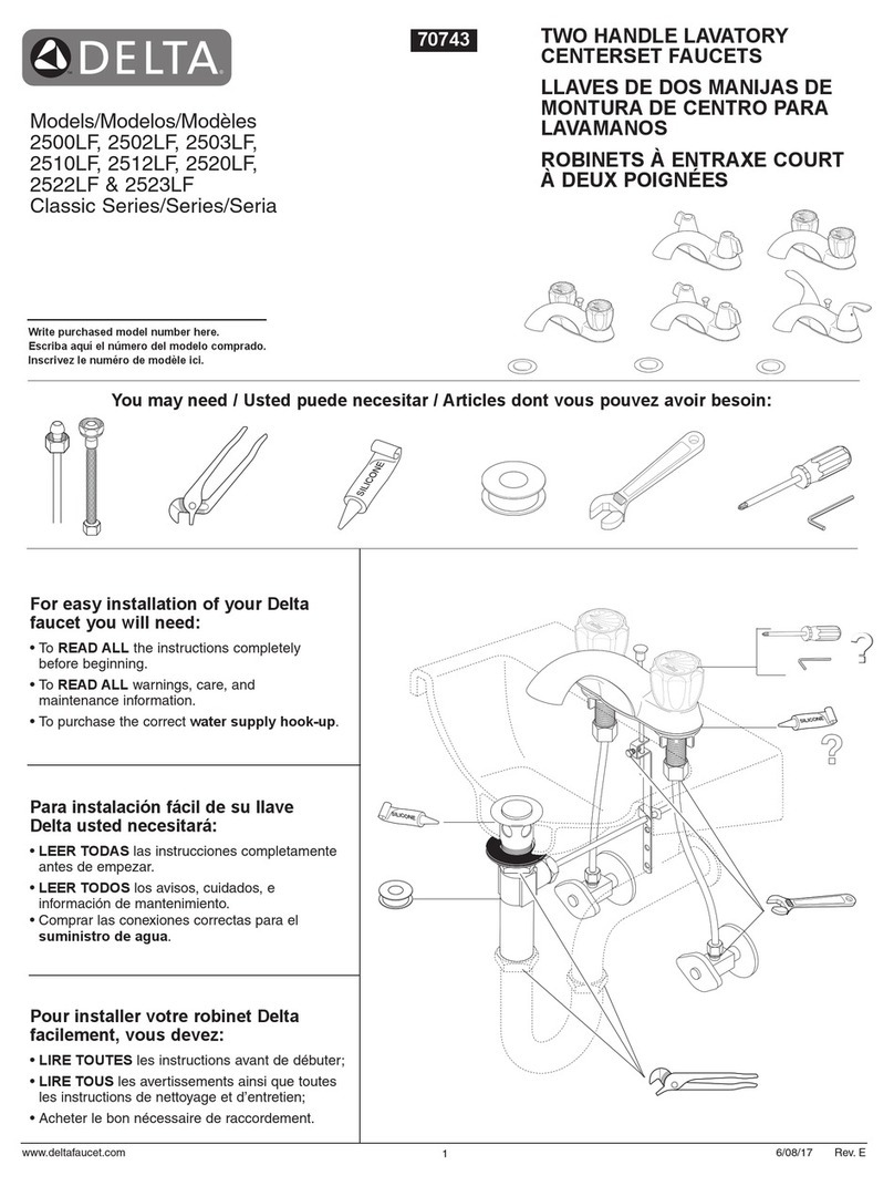 Delta Classic 2502LF User manual